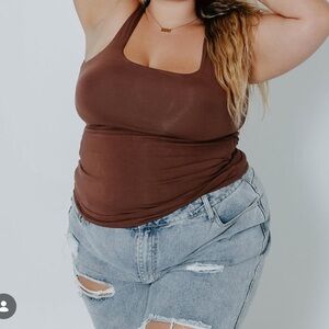 Klassy Network Women's Rust Camisole